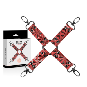 BEGME - RED EDITION HOG TIE CUERO VEGANO BEGME - RED EDITION PREMIUM VEGAN LEATHER HOG TIE